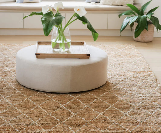 Jute Rug 200 x 300cm Anant White