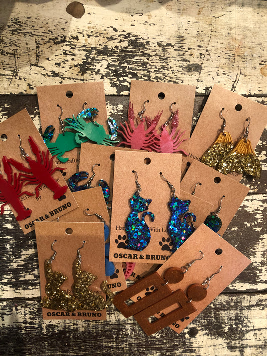 Oscar and Bruno Resin Earrings - Assorted