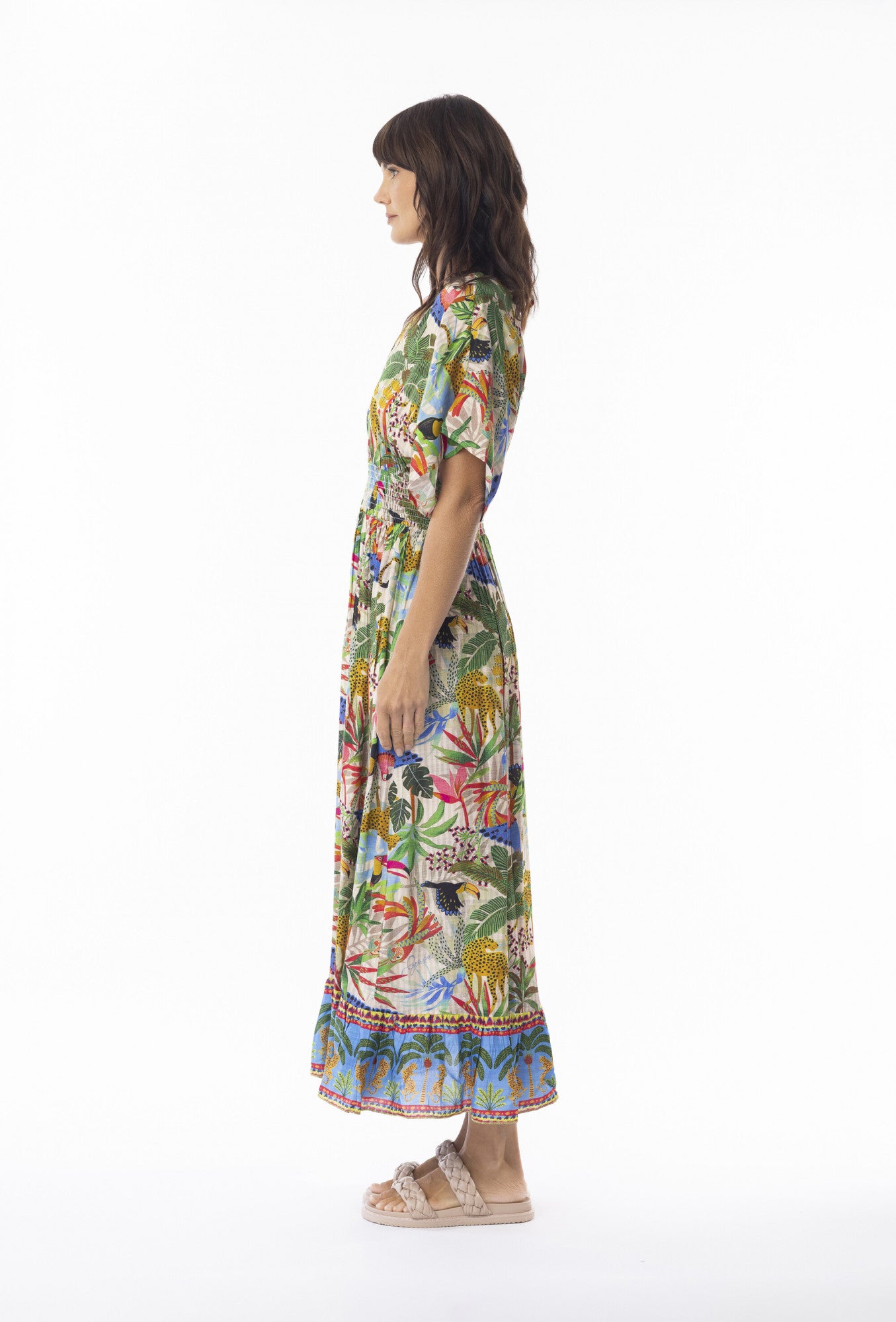 Dani Dress Shirred Waist