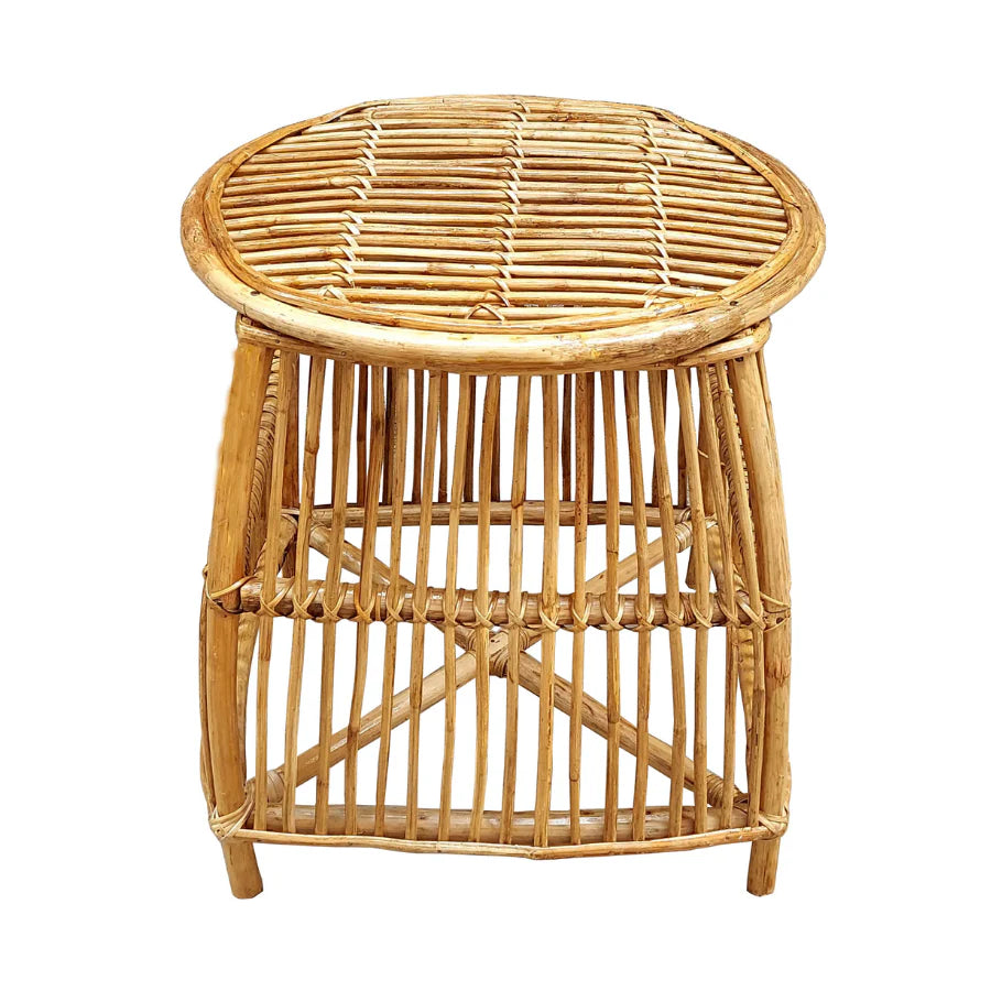Cane Side Table