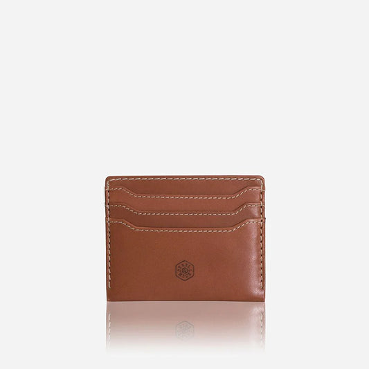 Roma Leather Card Holder Tan