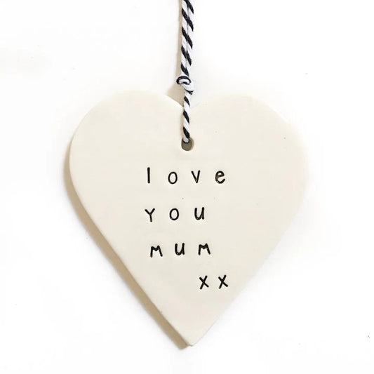‘Love You Mum’ ceramic tag