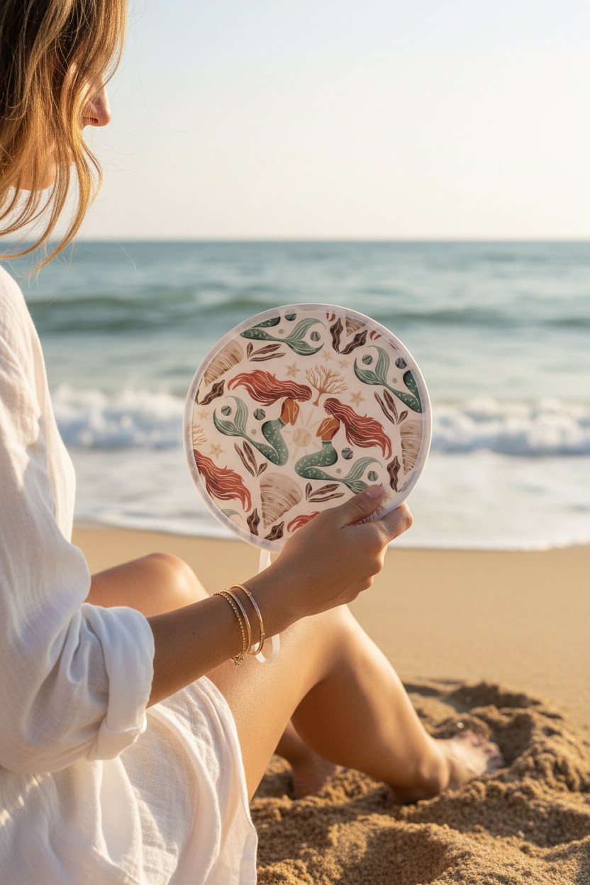 Maja Foldable Hand Fan - Le Sirena