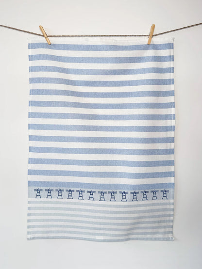Lighthouse Linen Tea Towel