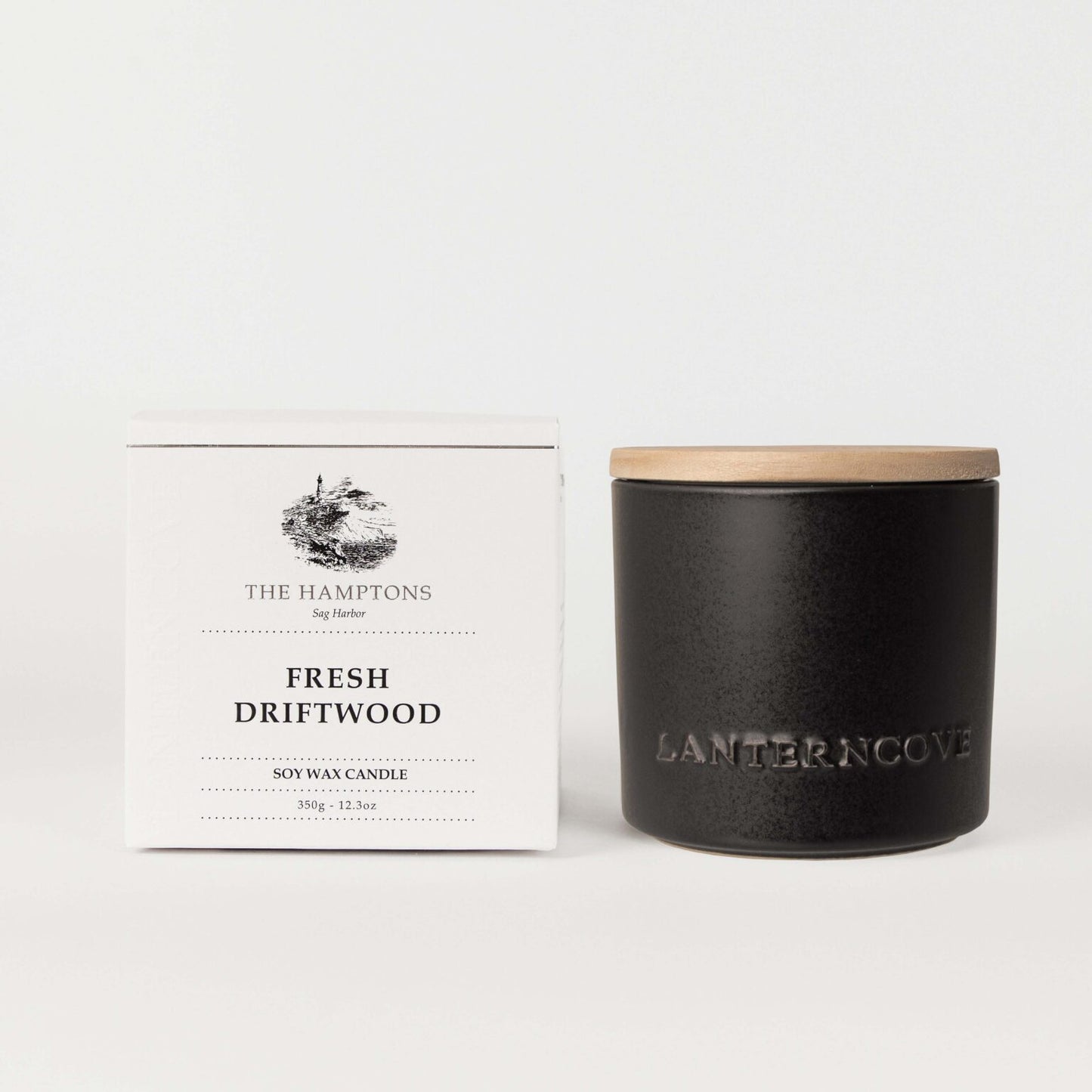 Hamptons 12.3oz Soy Wax Candle Fresh Driftwood
