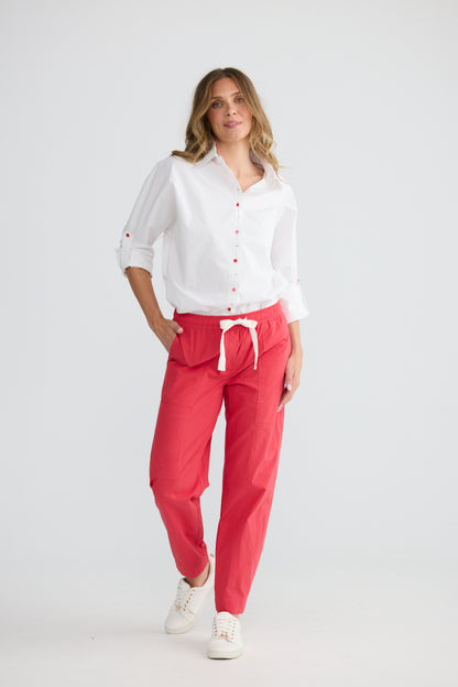 Reva Cargo Pants in Navy OR Red
