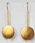 MW Euro Gold circle long hook Earrings B48