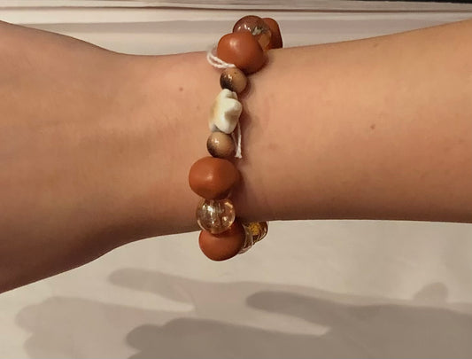 Brown Beaded Bracelet