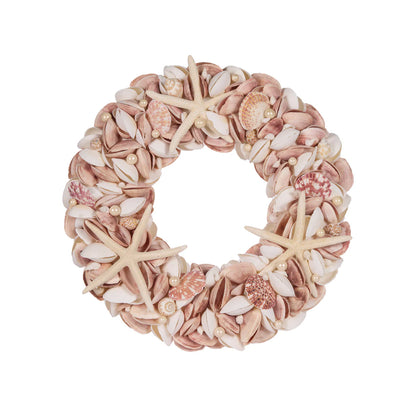 44cm Clam Starfish Wreath