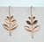 MW Rose Gold Leaf Drop Earrings B20