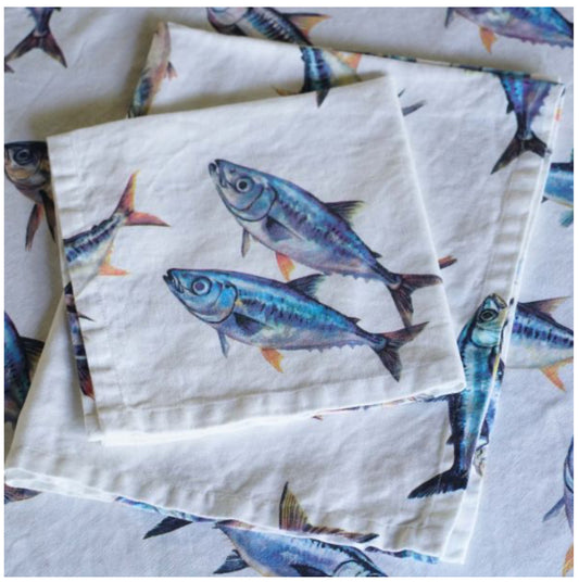 Como Sardine Tea Towels