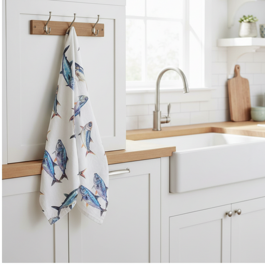 Como Sardine Tea Towels