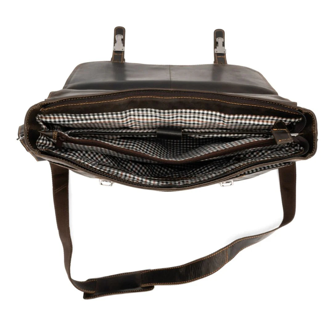 Leather Laptop Bag - Portland