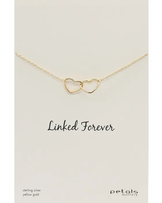 Linked Forever Hearts - Gold