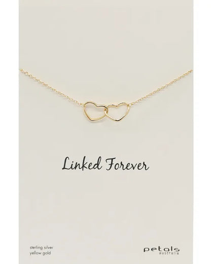 Linked Forever Hearts - Gold