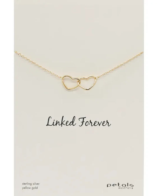 Linked Forever Hearts - Gold