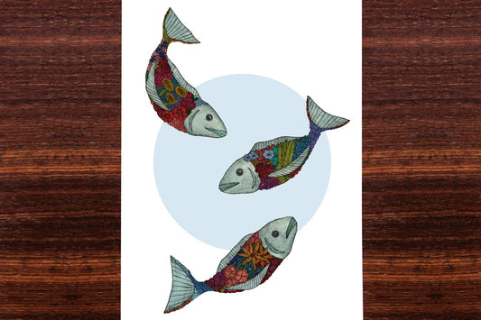 Fish Petals - A4