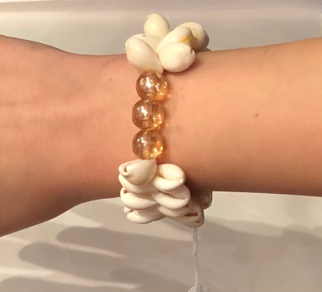Beaded Shell Bracelet