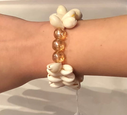 Beaded Shell Bracelet