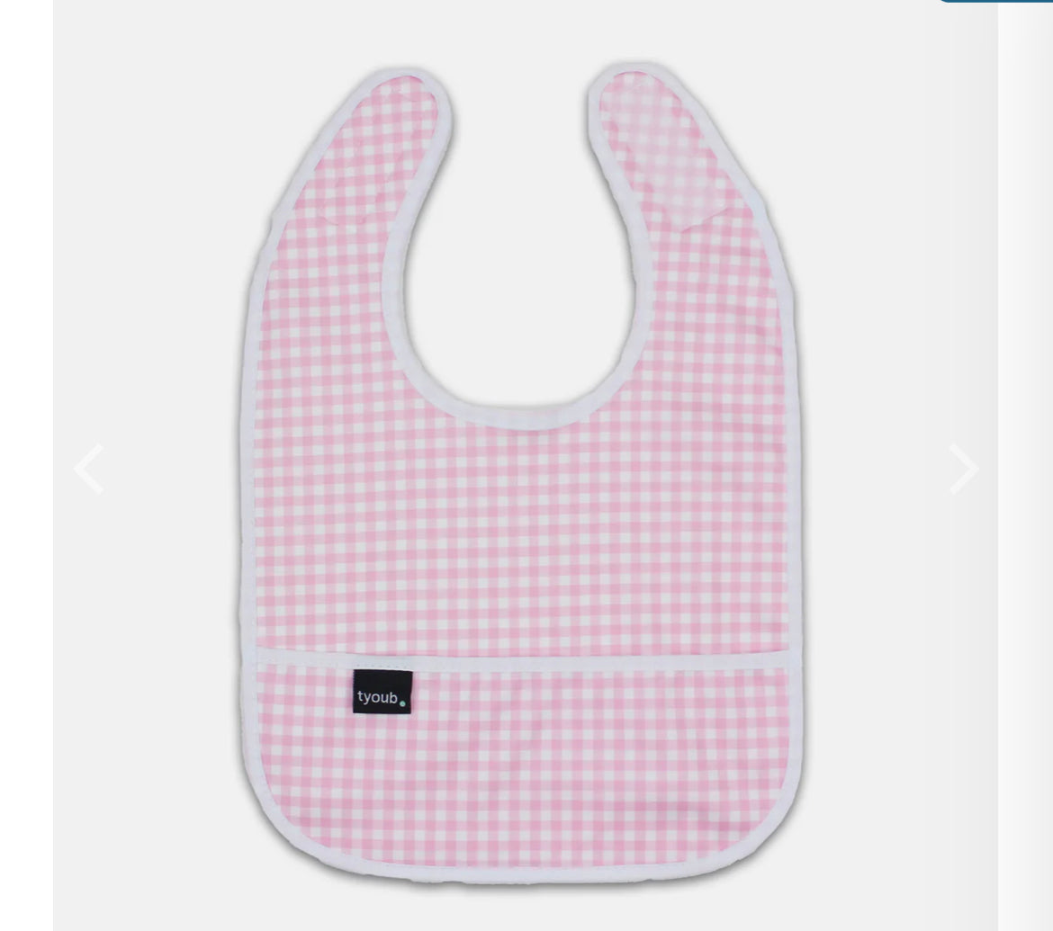Tyoub Pink Check Swim Bag set