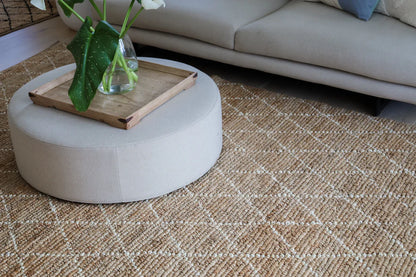 Jute Rug 200 x 300cm Anant White