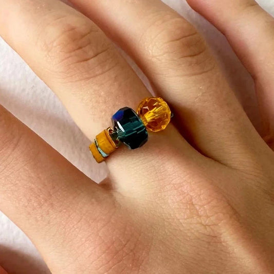 Vintage Bead & Tila Ring various