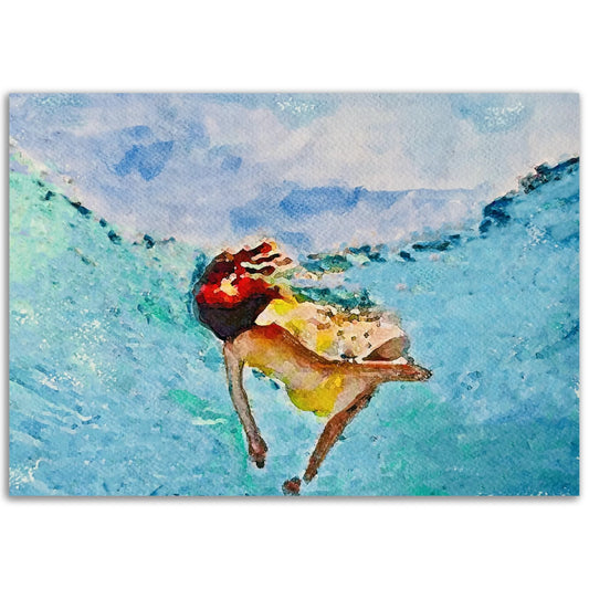 Pool Art Art Print by Alexandra Andersen