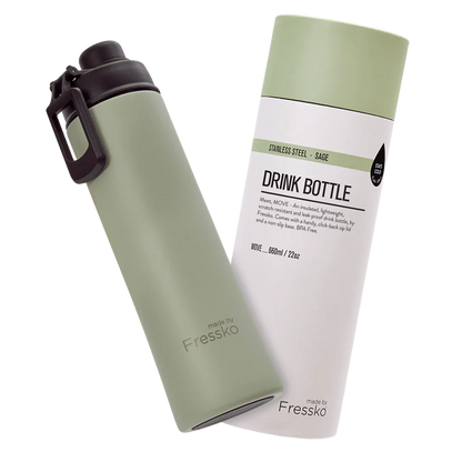 Move 660ml Sip Flask Drink Bottle in Denim Sage and other Colours