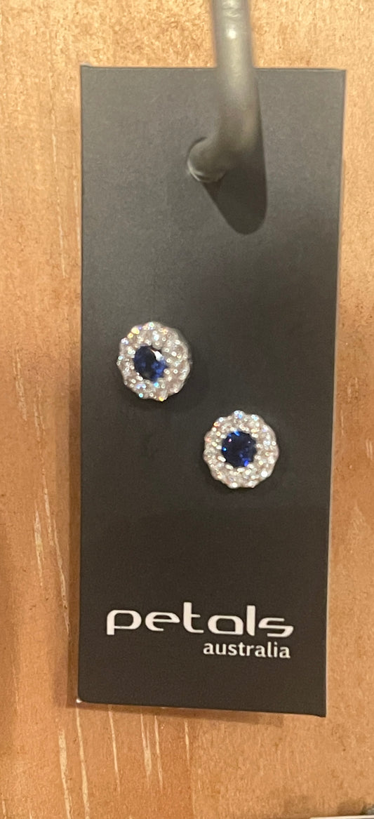 Sapphire Dimond Stud