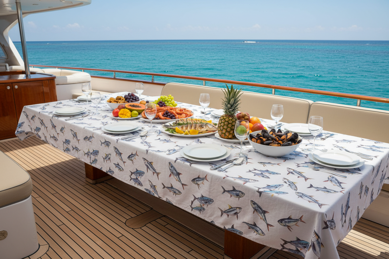 Como Sardine Tablecloth