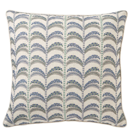 Royale Azul Palm Tree Cushion 50 x 50