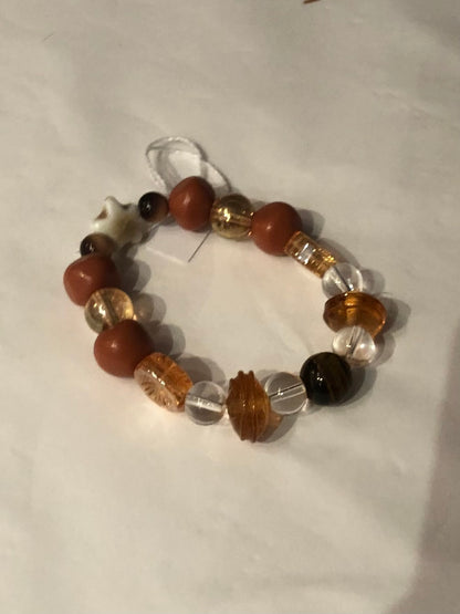 Brown Beaded Bracelet
