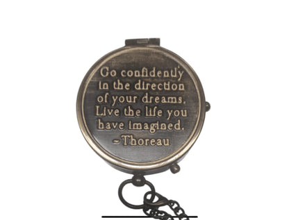 Pocket Compass - ‘Go Confidently in the direction of your dreams’