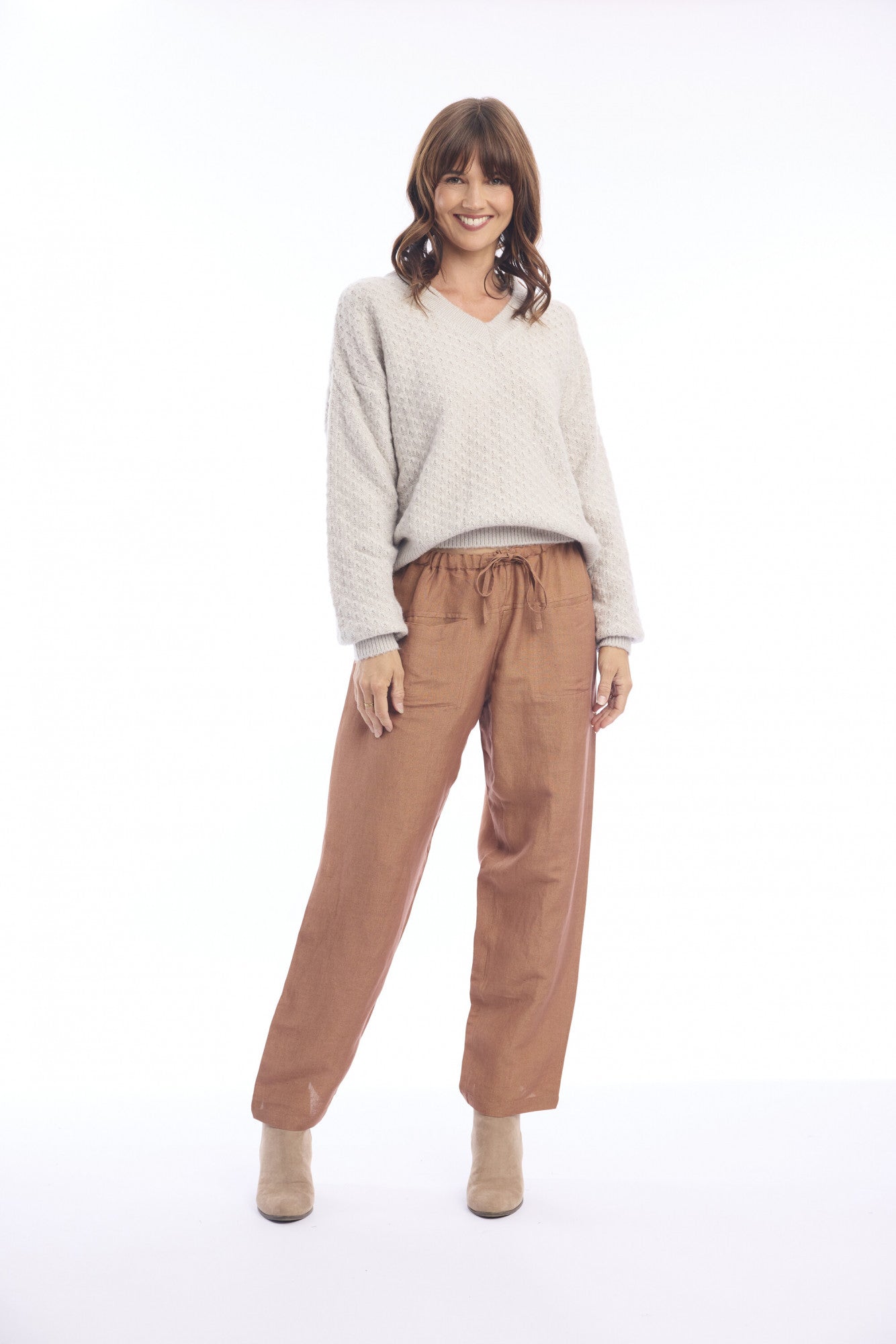 Linen Pant - Pumpkin Spice