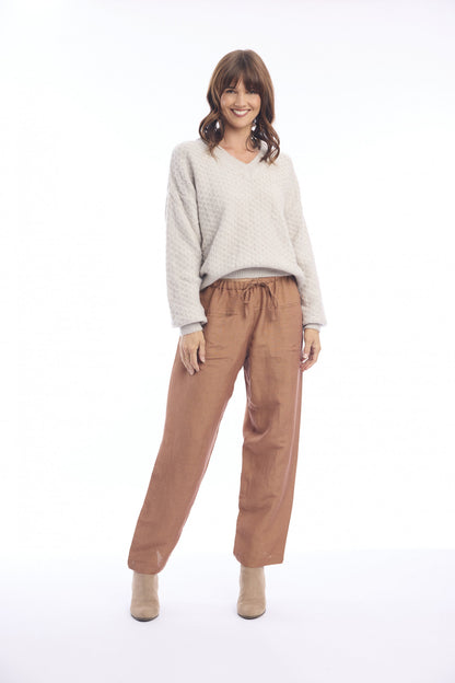 Linen Pant - Pumpkin Spice