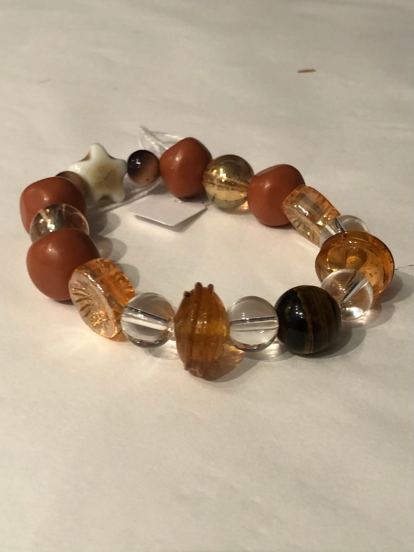 Brown Beaded Bracelet