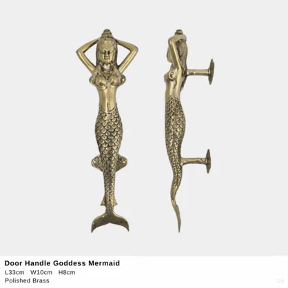 Door Handle Goddess Mermaid