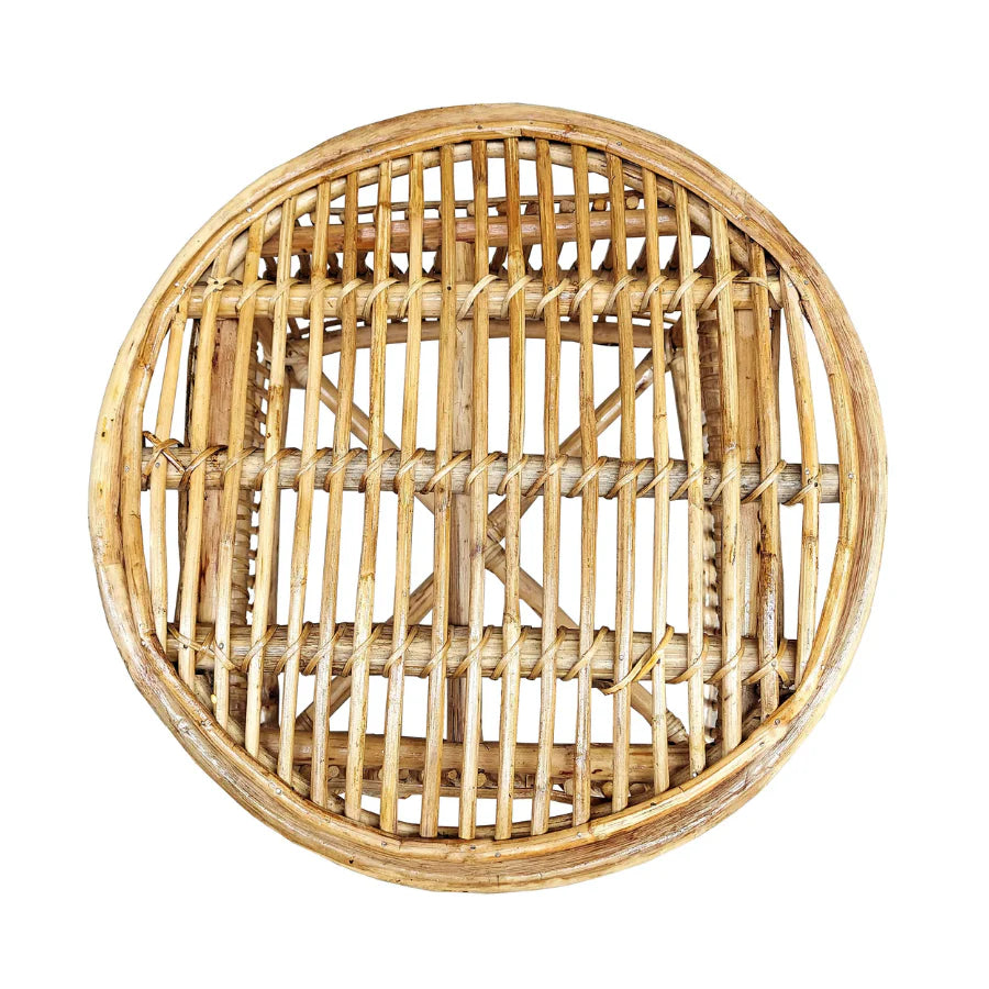Cane Side Table