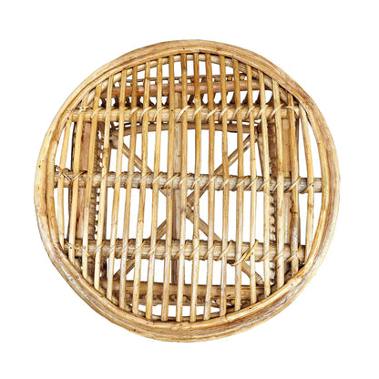Cane Side Table