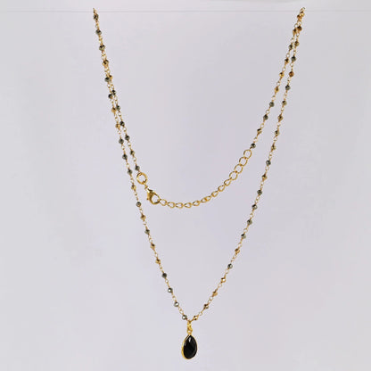MW Gold Assorted Gemstones Gold necklaces A1.18