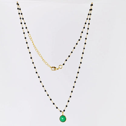 MW Gold Assorted Gemstones Gold necklaces A1.18