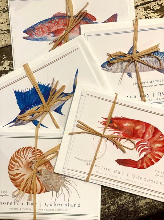 Feather & Scale Post Card - single