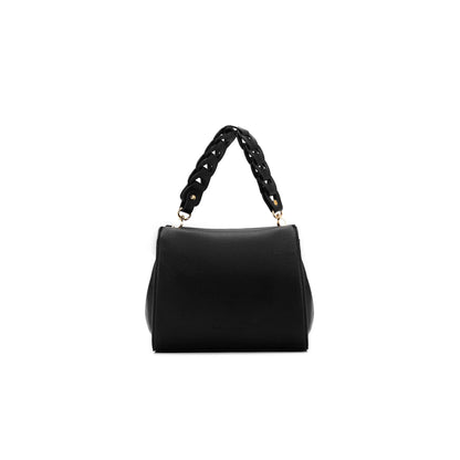 Lua Black 3 Compartment Handbag