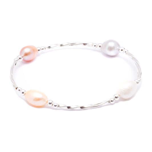 Gammies Bracelet Elastic Mixed Pearls