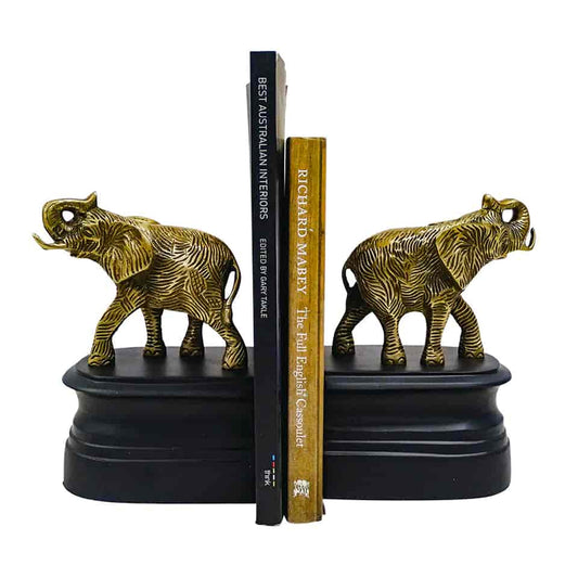 Oliphant Bronze Bookend Set
