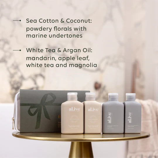 al.ive holiday hair & body travel pack