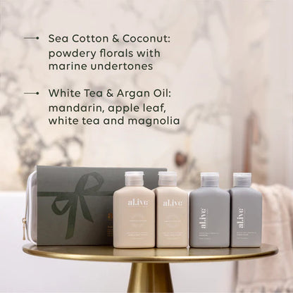 al.ive holiday hair & body travel pack