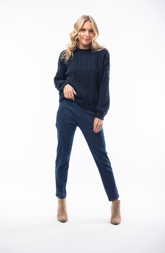 Alpaca Knits Jumper - Navy