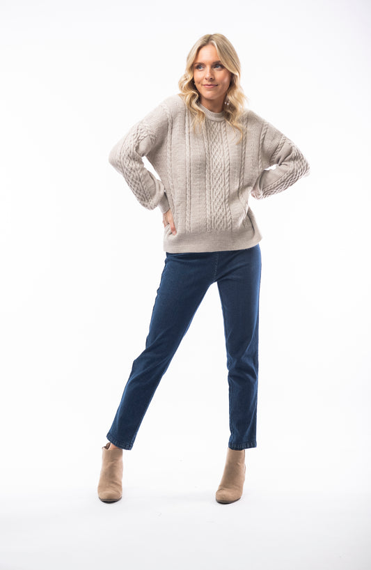 Alpaca Knits Jumper - Oatmeal