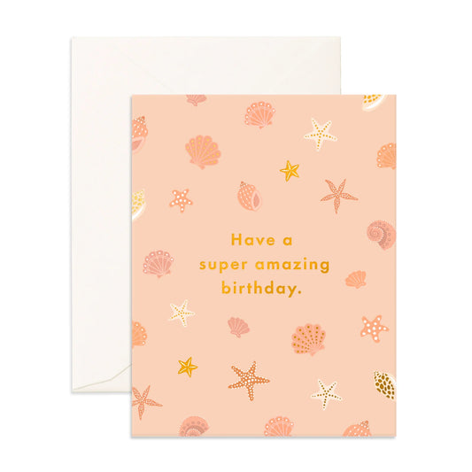 Amazing Birthday Shells Greeting Card